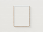 Vertical 5x7 White Wall Frame Mockup