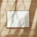 Horizontal 4x3 Frame Mockup With Sunlight