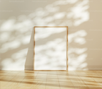 Vertical 3x4 Frame Mockup With Sunlight