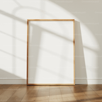 Vertical 3x4 Frame Mockup With Sunlight