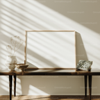 Horizontal 7x5 Frame Mockup With Sunlight