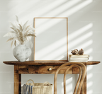 Vertical 3x4 Frame Mockup With Sunlight