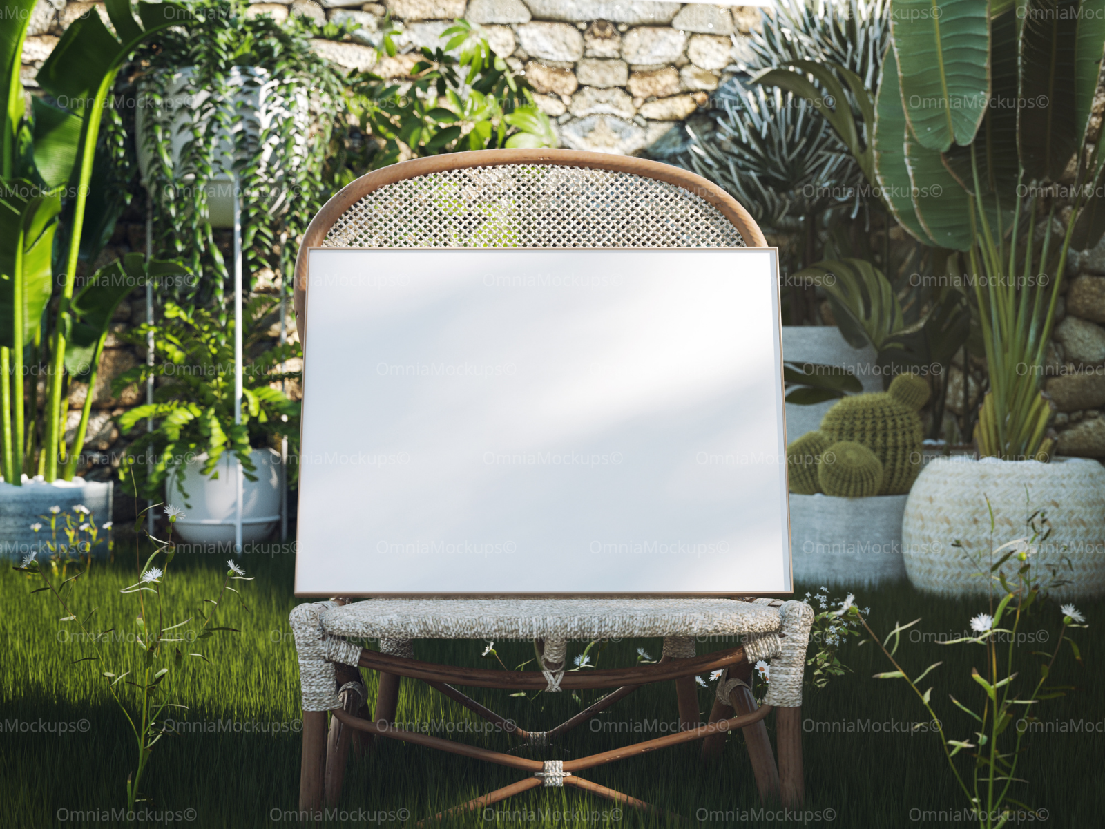 Horizontal Exterior Frame Mockup