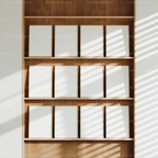 12 Vertical A Series Frames Mockup With Sunlight