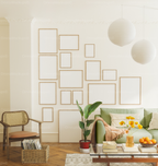 15 Living Room Wall Gallery Frames Mockup