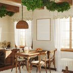 Vertical 3x4 Dining Table Wall Frame Mockup