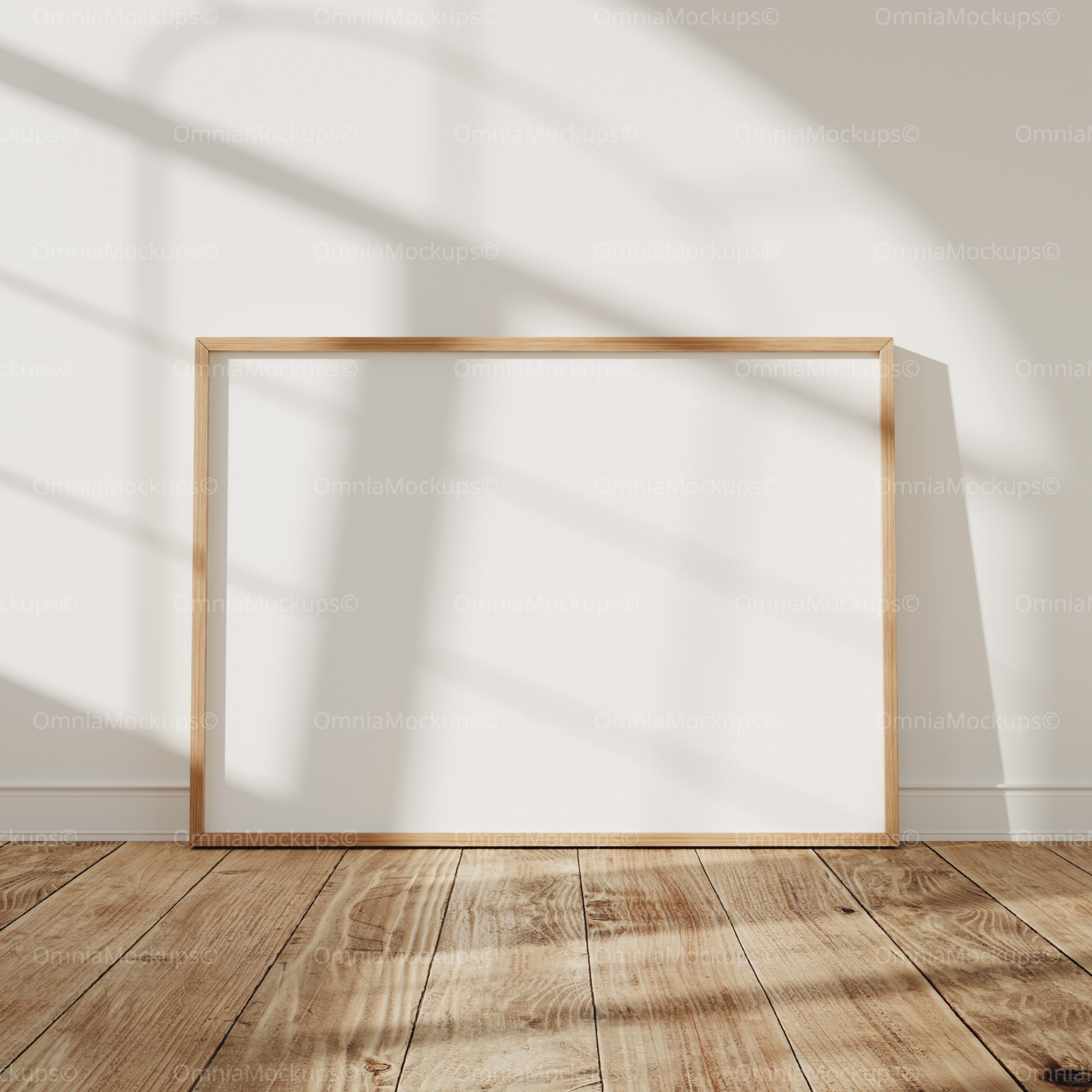 Horizontal 7x5 Frame Mockup With Sunlight