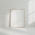 Vertical 3x4 Frame Mockup With Sunlight