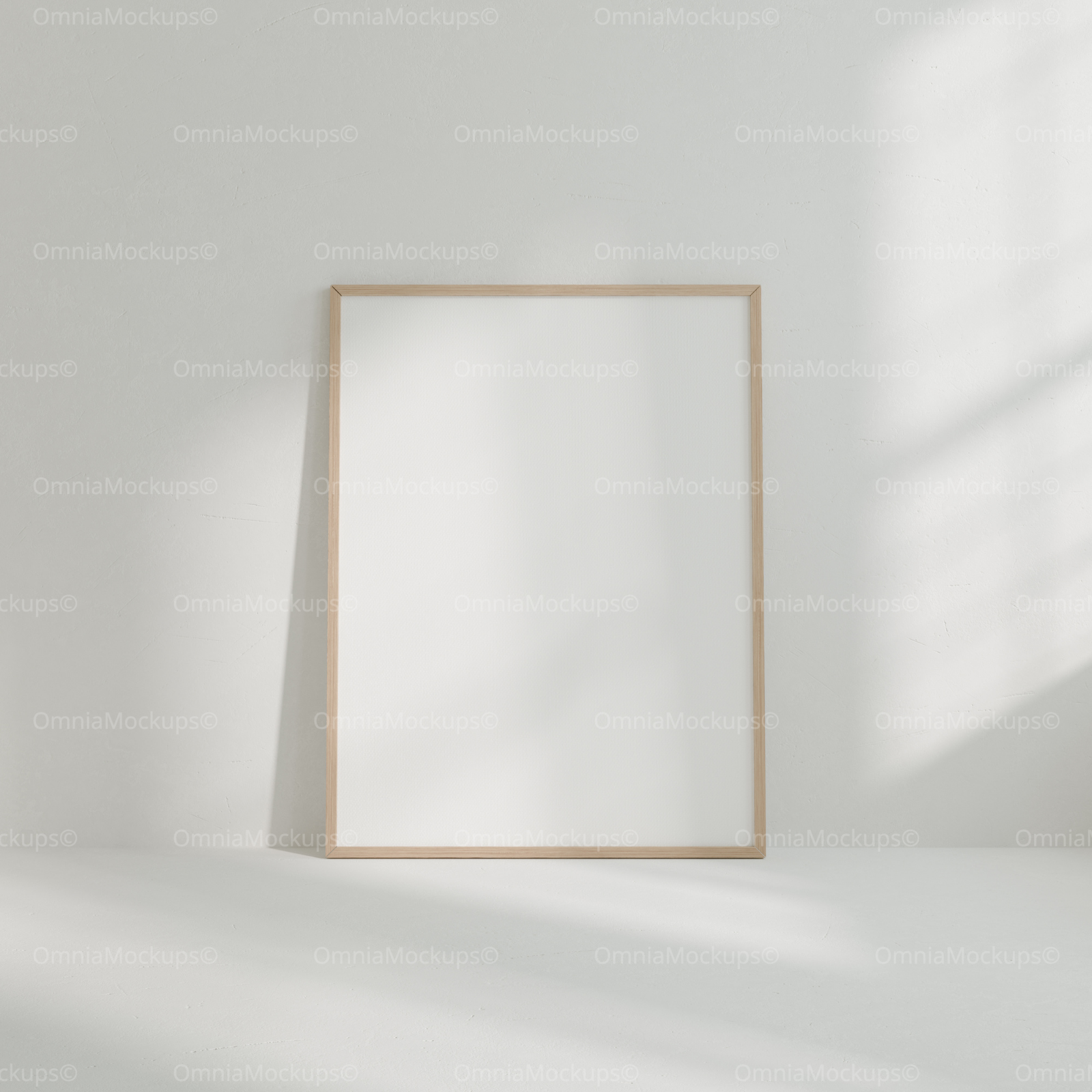 Vertical 3x4 Frame Mockup With Sunlight