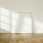 Square Frame Mockup With Sunlight