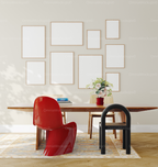 9 Wall Gallery 5x7 Frames Mockup