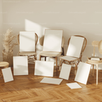 11 Frames 5x7 Mockup With Sunlight