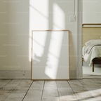 Vertical 3x4 Frame Mockup With Sunlight