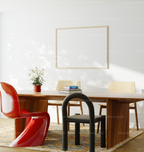 Horizontal A Series Wall Frame Mockup With Sunlight