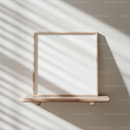 Square Frame Mockup With Sunlight