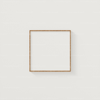 Square White Wall Frame Mockup