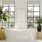 Vertical 5x7 Bathroom Wall Frame Mockup