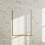 Vertical 5x7 Wall Frame Mockup With Sunlight