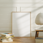 Vertical 3x4 Frame Mockup With Sunlight