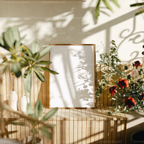 Vertical 5x7 Frame Mockup With Sunlight
