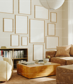 12 Living Room Wall Frames Mockup