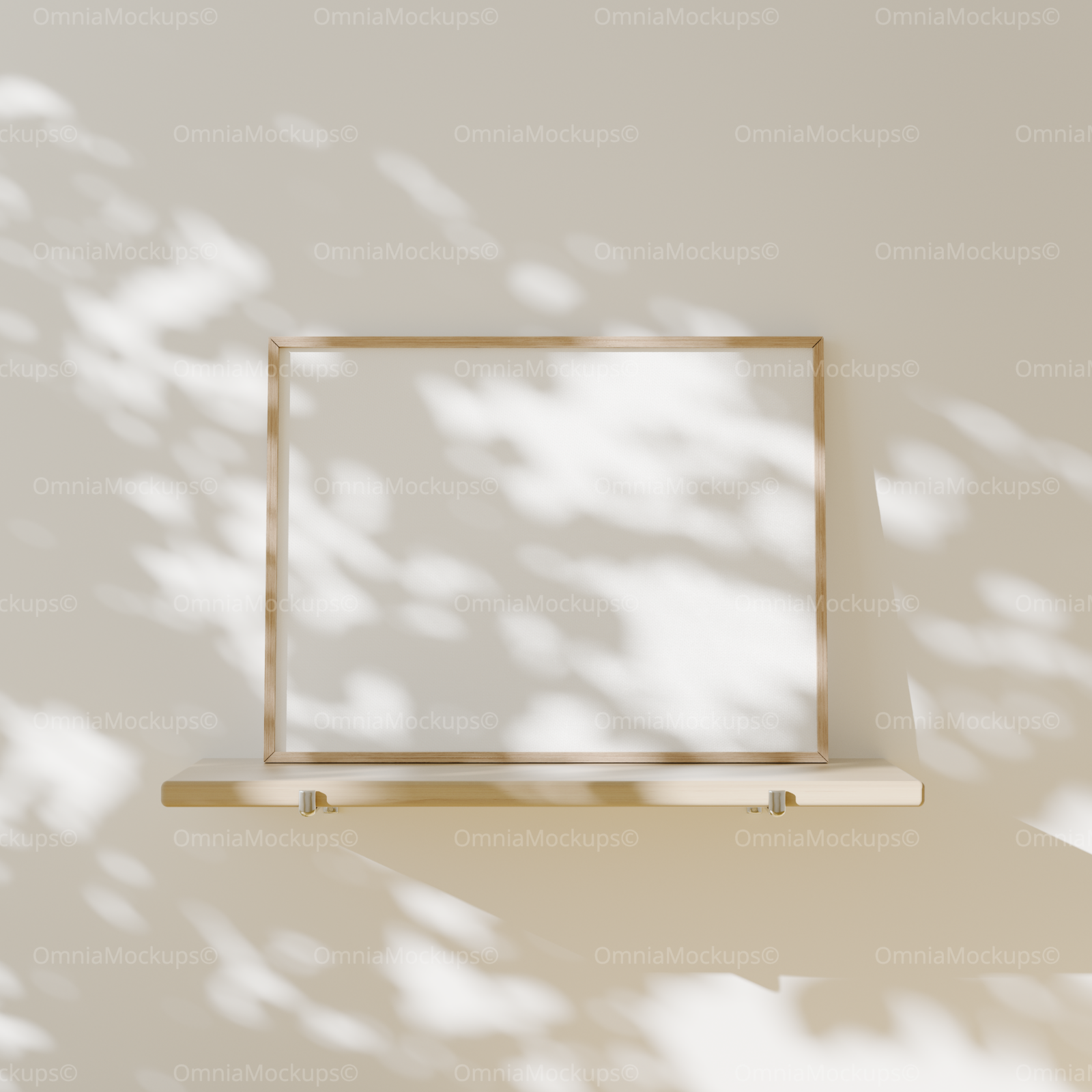 Horizontal 4x3 Frame Mockup With Sunlight