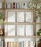 6 Vertical 3x4 Frames Mockup With Sunlight