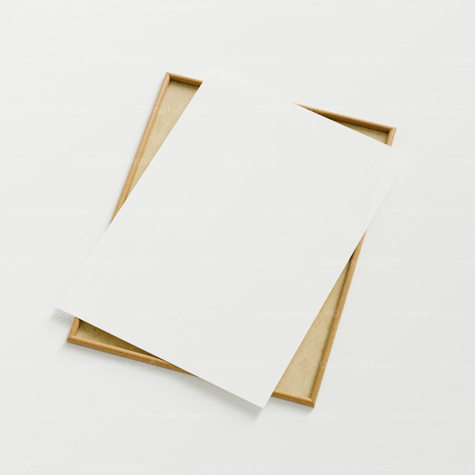 Vertical 3x4 Poster Mockup With Frame