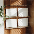 4 Horizontal 7x5 Frames Mockup WIth Sunlight