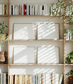 4 Horizontal Frames Mockup With Sunlight