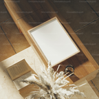 Vertical 3x4 Frame Mockup With Sunlight