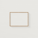 Horizontal 4x3 White Wall Frame Mockup