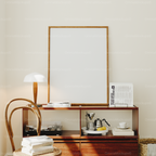 Vertical 3x4 Desk Frame Mockup