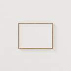 Horizontal White Wall Frame Mockup