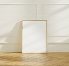 Vertical 3x4 Frame Mockup With Sunlight