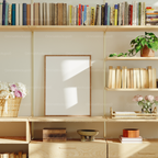 Vertical 3x4 Frame Mockup With Sunlight