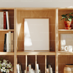 Vertical 3x4 Frame Mockup With Sunlight