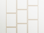 9 Vertical 3x4 Frames Mockup