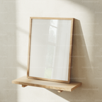 Vertical 3x4 Frame Mockup With Reflection