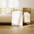 Vertical 5x7 Living Room Frame Mockup With Sunlight