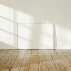 Horizontal 7x5 Frame Mockup With Sunlight