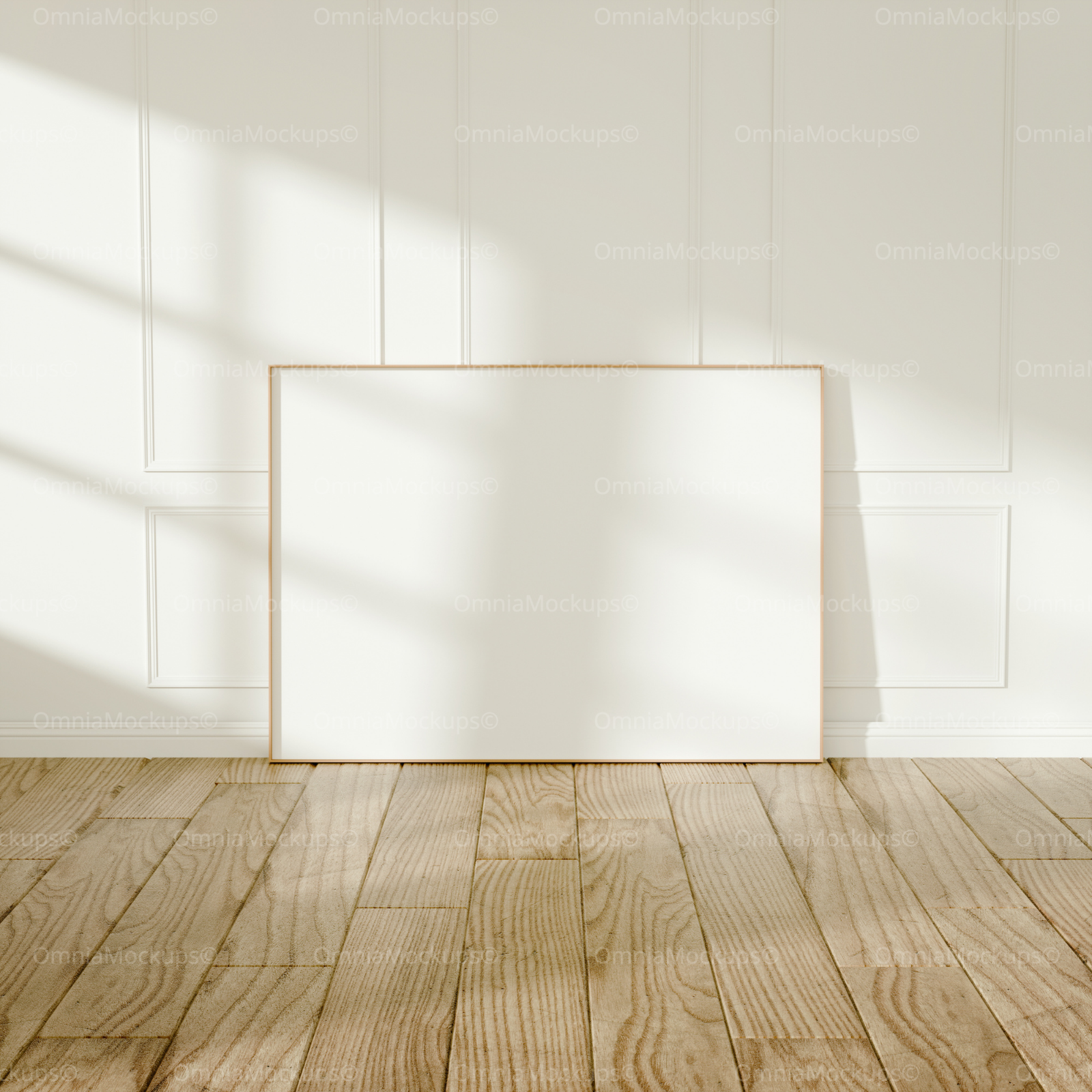 Horizontal 7x5 Frame Mockup With Sunlight