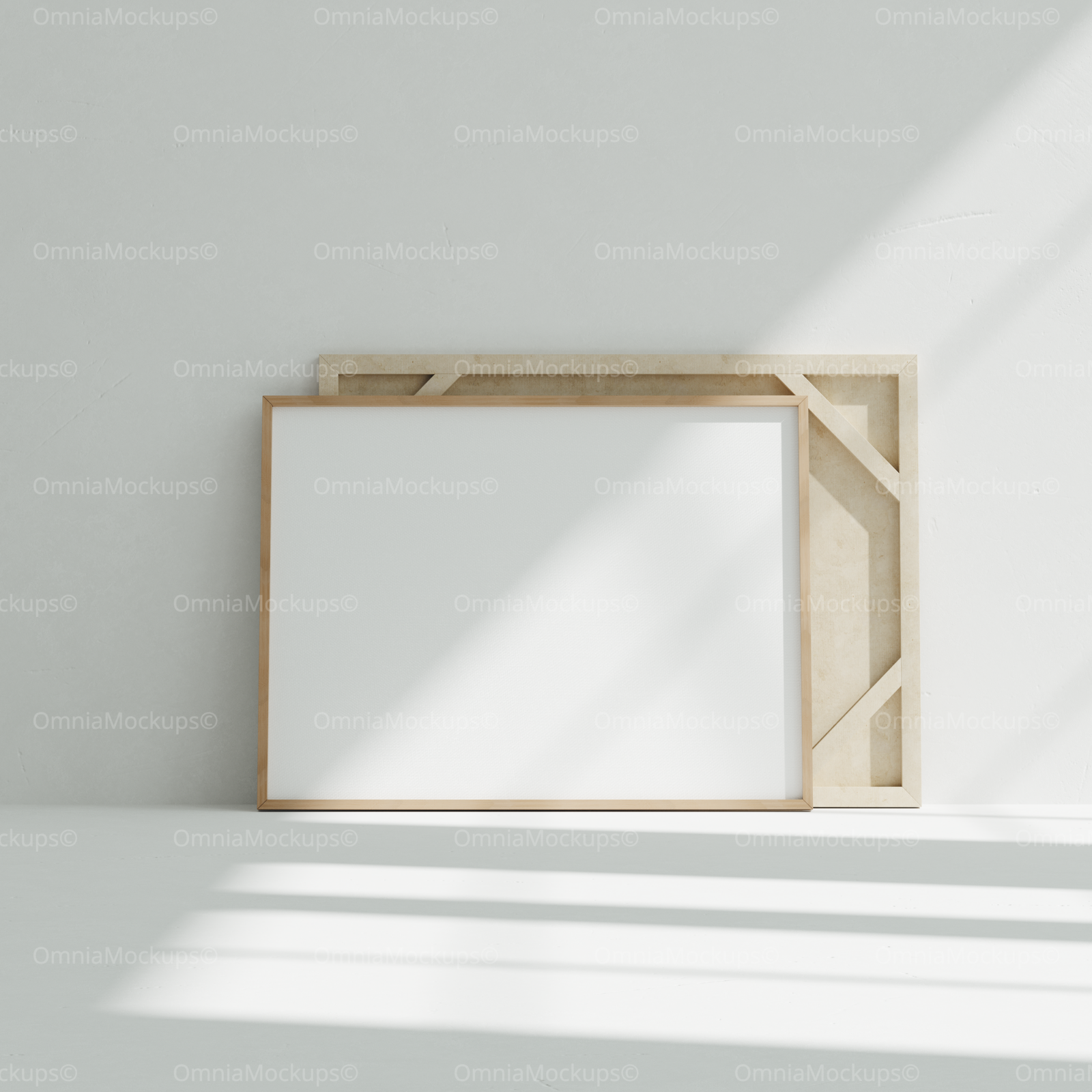 Horizontal 4x3 Frame Mockup With Sunlight