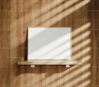 Horizontal 4x3 Frame Mockup With Sunlight