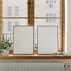 2 Vertical 5x7 Frames Mockup