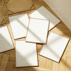 6 Vertical A Series Frames Mockup With Sunlight