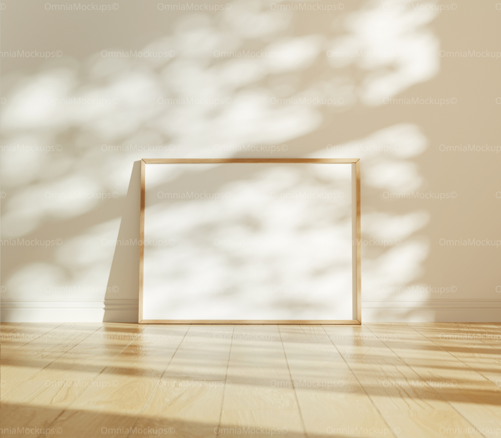 Horizontal 4x3 Frame Mockup With Sunlight