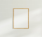 Vertical 3x4 White Wall Frame Mockup