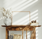 Horizontal 4x3 Frame Mockup With Sunlight