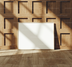 Horizontal 4x3 Frame Mockup With Sunlight